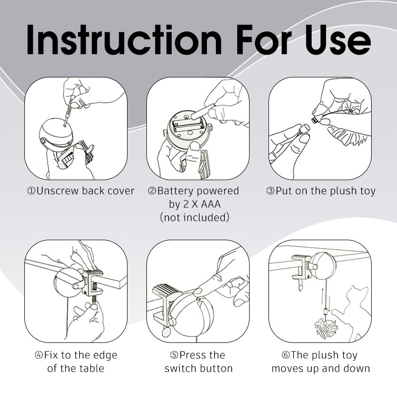 HamshMoc Đồ Chơi Bóng Nâng Tự Động Tương Tác Với Mèo Cưng