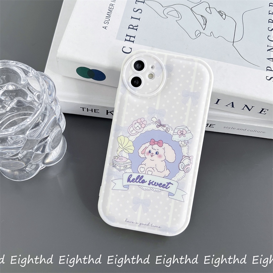 Ốp Điện Thoại Silicon Họa Tiết Hoạt Hình Chú Gấu / Búp Bê Barbie Cho iPhone 14 13 12 11 Pro Max X Xr Xs 8 7 6 Plus SE 2020