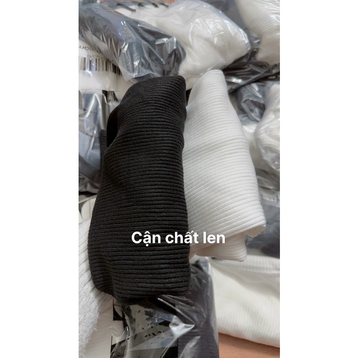 Set áo len cổ lọ