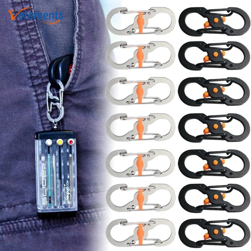 1 Móc Khóa Chữ S Đa Năng Chống Trộm