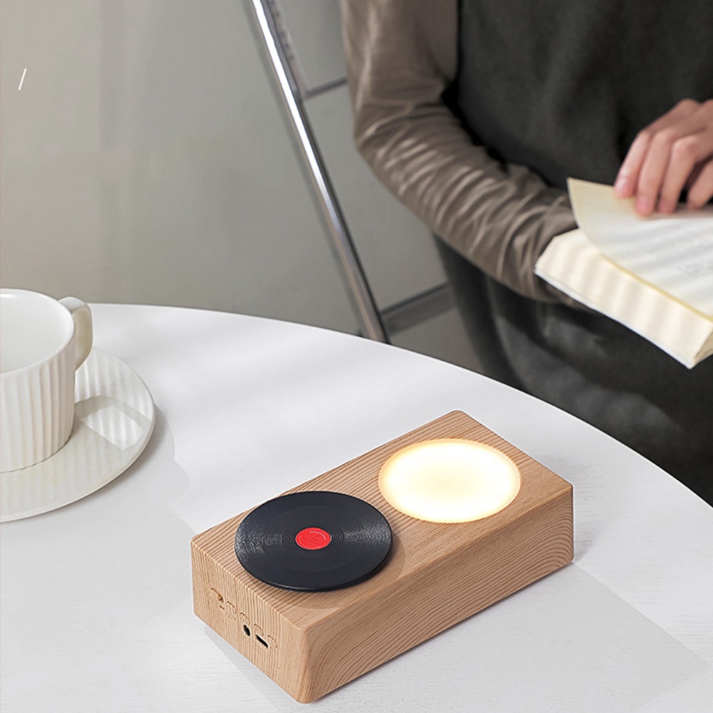 Mới Loa Bluetooth T19 Tích Hợp Đèn Ngủ Phong Cách Vintage