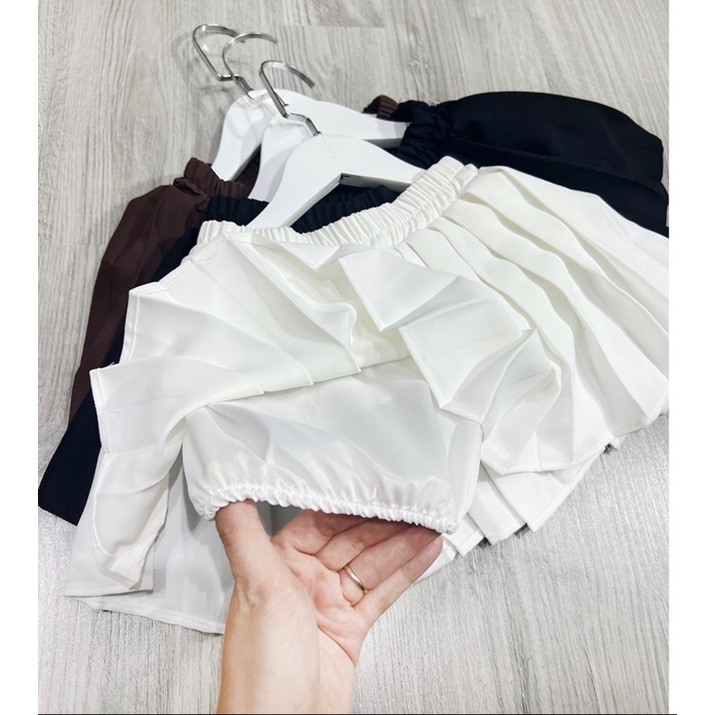 Chân Váy Bé Gái Dập Ly Sành Điệu Cho Bé Mebeanhshop