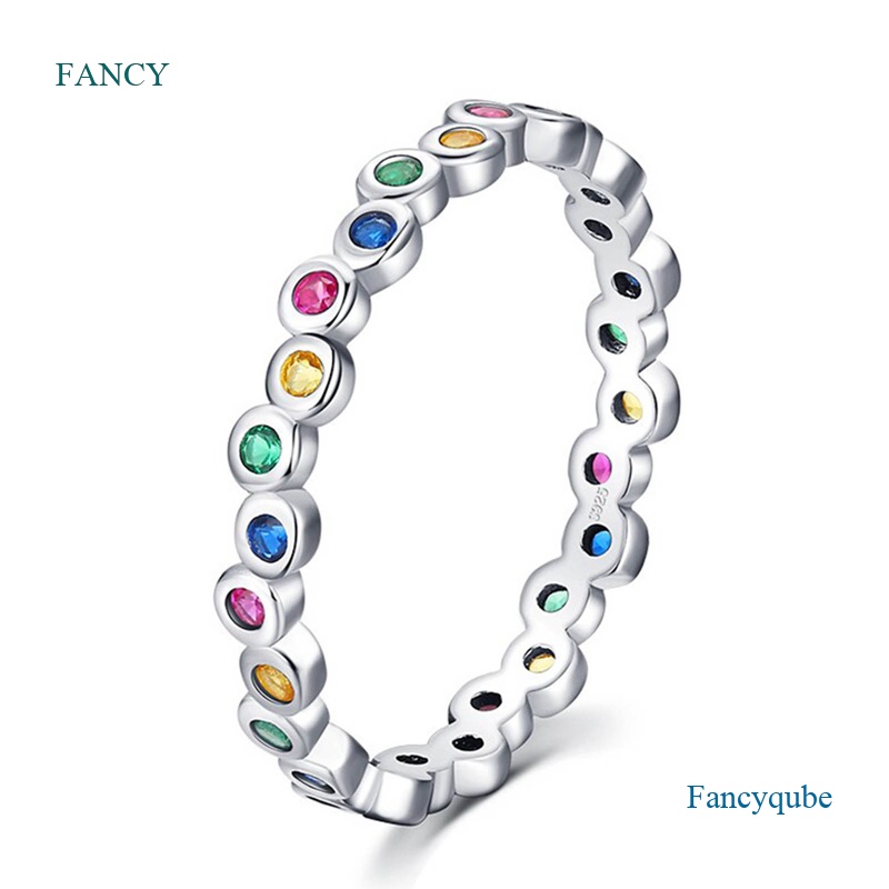 Nhẫn Kim Loại Đính Đá Zircon Phong Cách Hàn Quốc Sang Trọng Cho Nữ