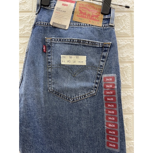 QUẦN JEAN LEVIS NAM 505 Regular