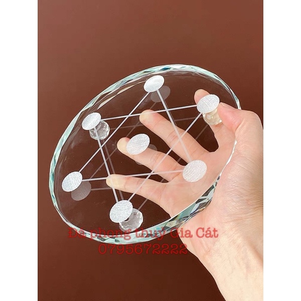 Đĩa thuỷ tinh thất tinh phong thuỷ