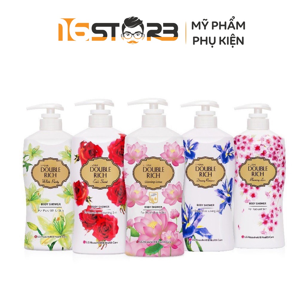Sữa tắm Double Rich hương hoa chiết xuất từ thiên nhiên 550ml