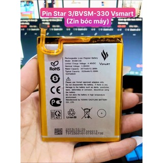 Pin vsmart star 3/bvsm-330  zin bóc máy