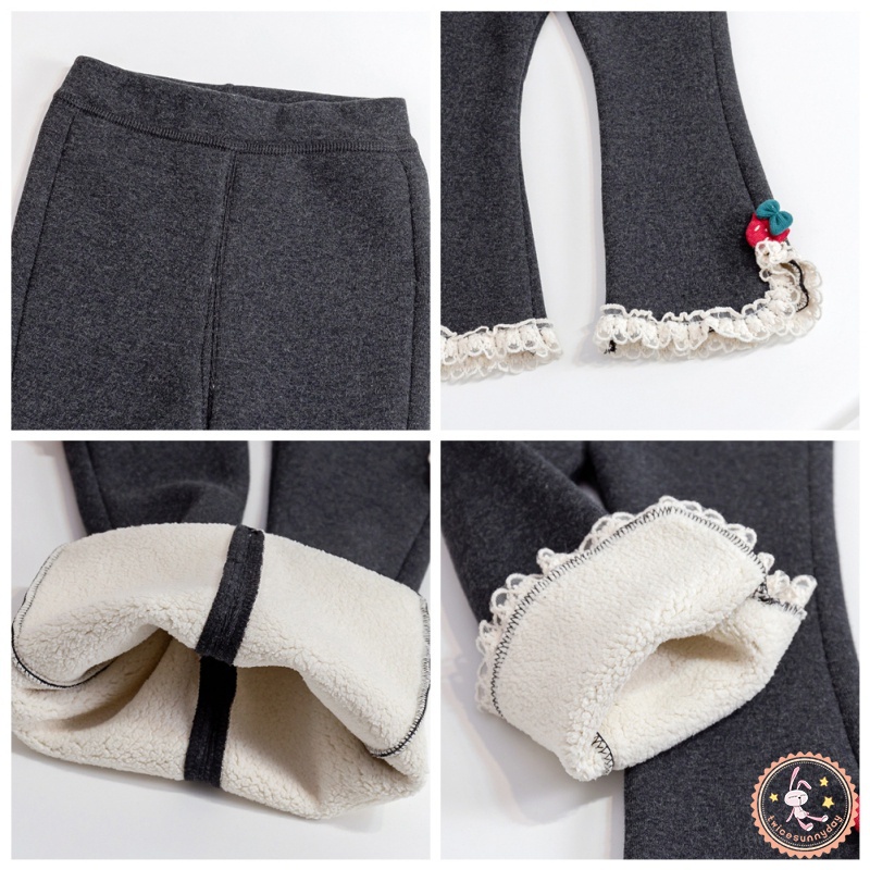 Quần Legging Dài Lưng Thun Co Giãn Tốt Kiểu Hàn Quốc Dễ Phối Đồ Cho Bé Gái