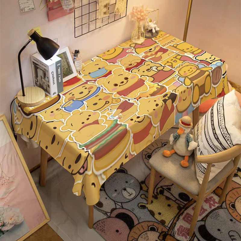 Khăn Trải Bàn In Họa Tiết Hoạt Hình Disney Đáng Yêu Trang Trí Phòng Bé Gái