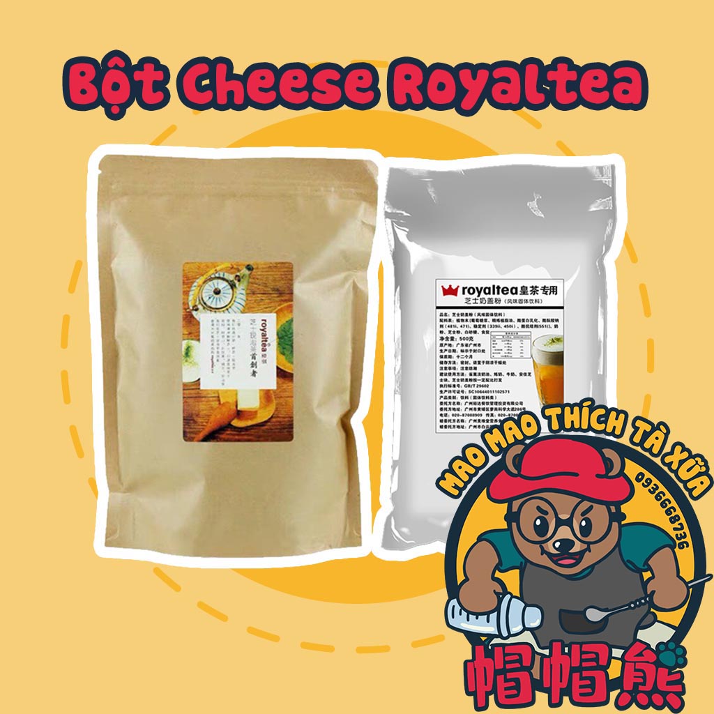 Bột Cheese Royaltea 500gr ( Túi giấy / Túi Bạc Cao Cấp )