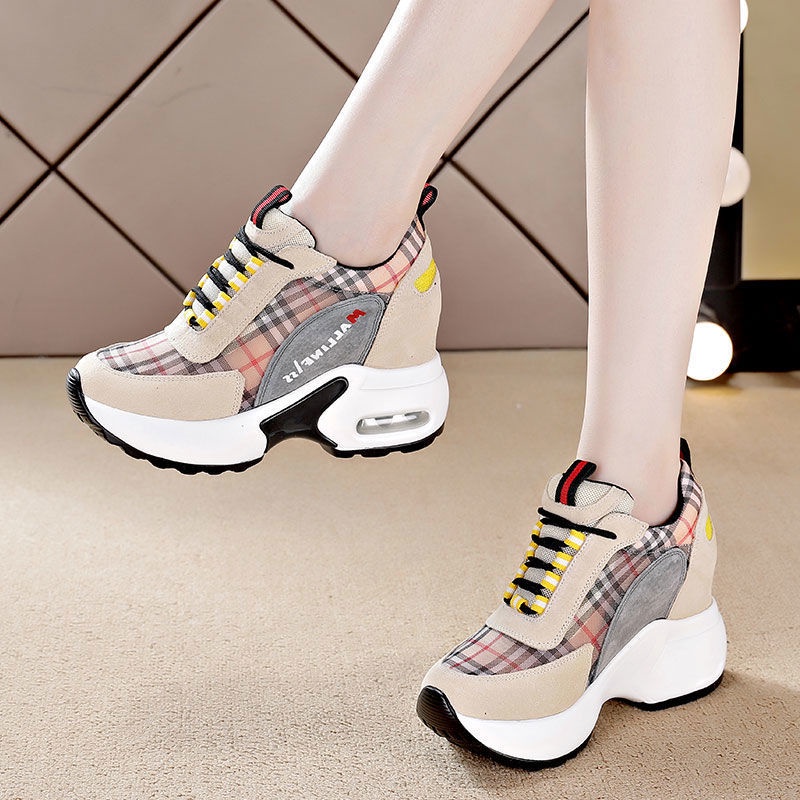 Giày Thể Thao Đế Dày 6cm Thiết Kế Mới Thời Trang 2023 Dành Cho Nữ