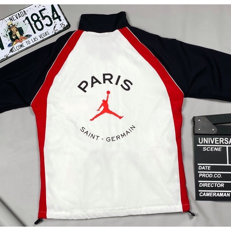 Bộ nỉ thể thao nam Paris logo thêu ngực thời trang