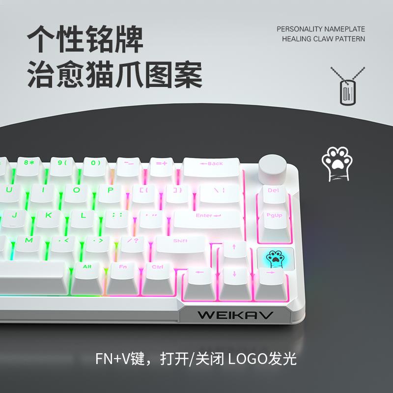 Bàn Phím Cơ Chơi game 68 Phím Có Dây Chống Nóng Chuyên Dụng