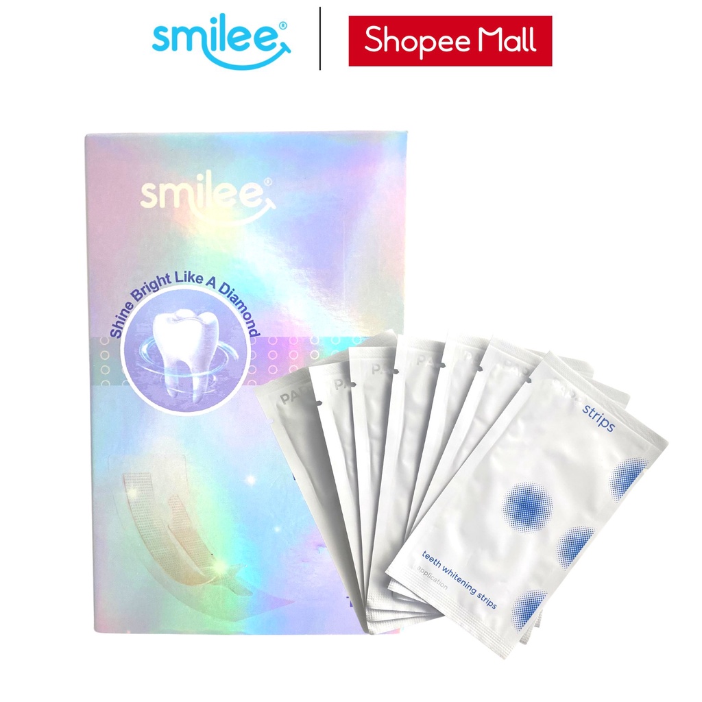 Miếng Dán Trắng Răng Smilee, Công nghệ PAP + Giúp Làm Trắng Răng Chỉ Sau 1 Lần Sử Dụng