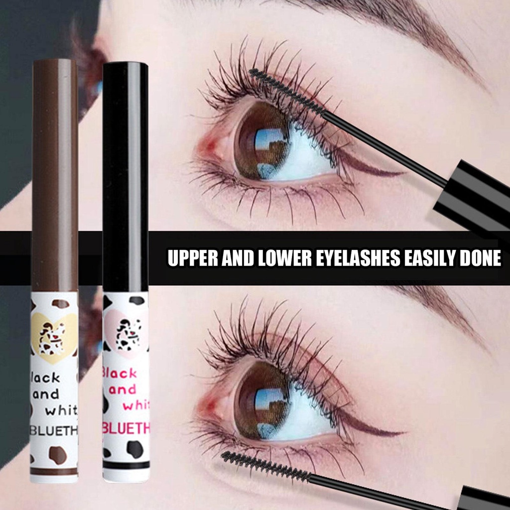 Ultra Mascara HLLR Làm Cong Và Dày Mi Chống Thấm Nước Màu Đen / Nâu