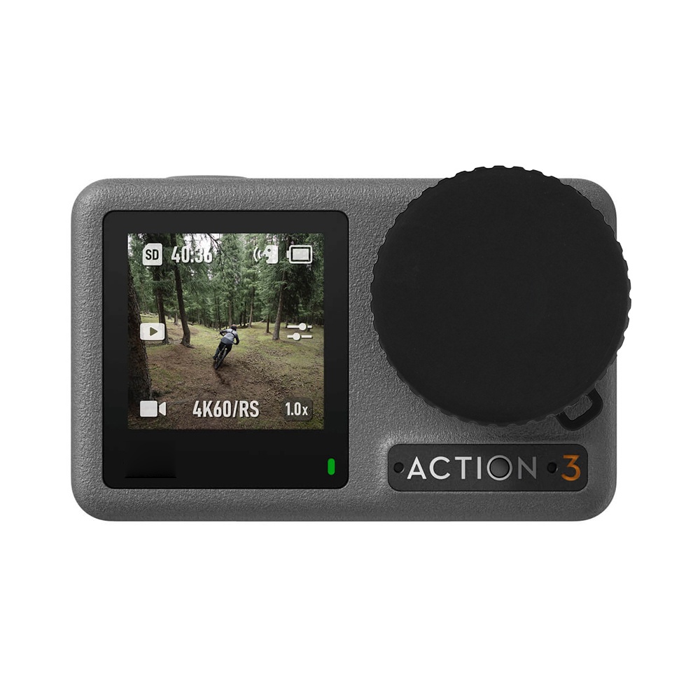 Smart eyes sports camera nắp đậy ống kính silicone cho dji osmo action 3 / dji action 4 phụ kiện nắp bảo vệ