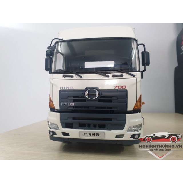 Xe mô hình tĩnh đầu kéo Hino H700, tỉ lệ 1:24