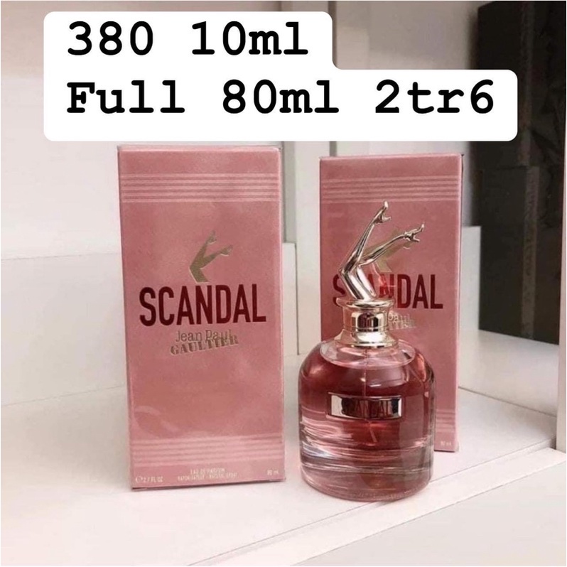 nước hoa nữ scandal edp chiết 10ml