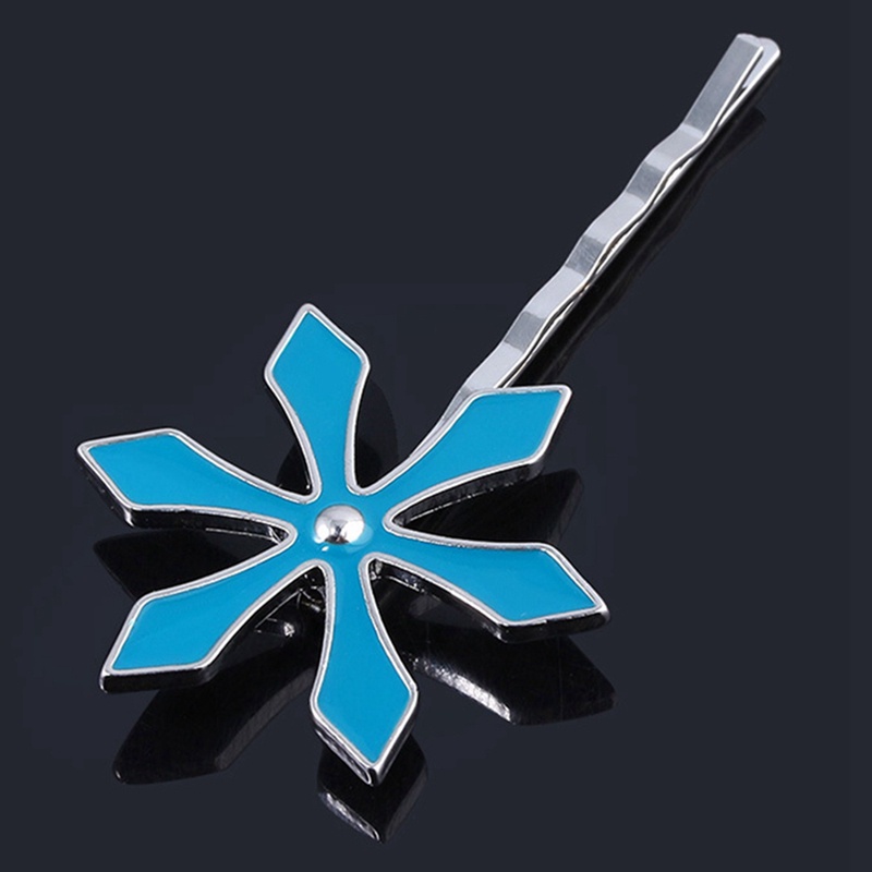 Kẹp Tóc Màu Xanh Dương Nhạt Phong Cách Riman Mới 2023