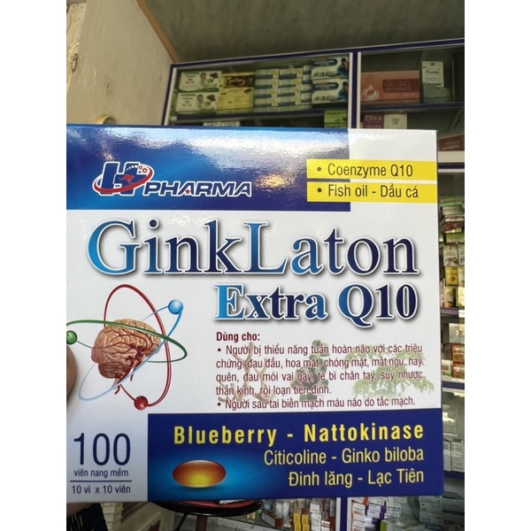 GinkLaton Extra Q10 Bổ Não