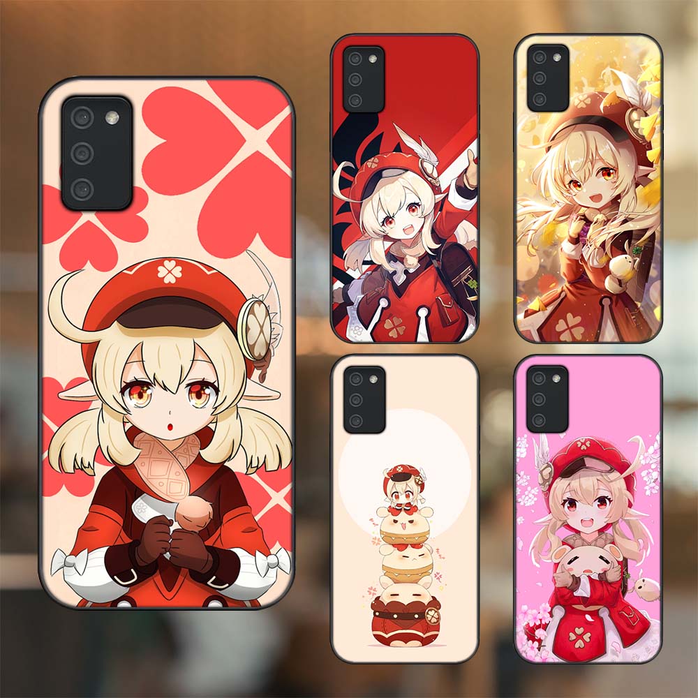 Ốp lưng Samsung A02s viền đen in hình Klee Genshin Impact