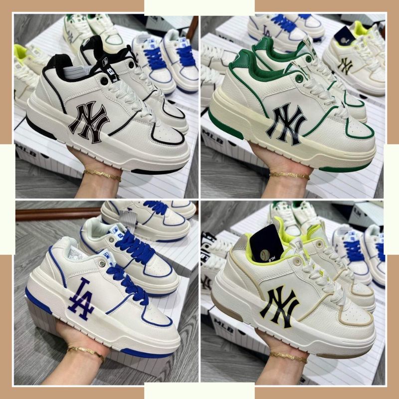 Giày MLB Nam Nữ, Giày MLB Chunky Dành Cho Nam Nữ Full Box Bill Hàng Đẹp