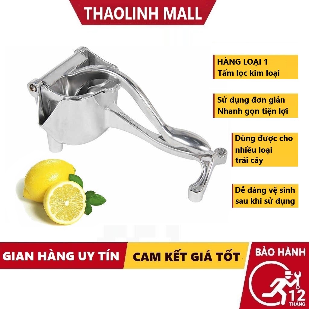 Máy ép trái cây cầm tay, dụng cụ ép hoa quả bằng tay đơn giản tiện lợi