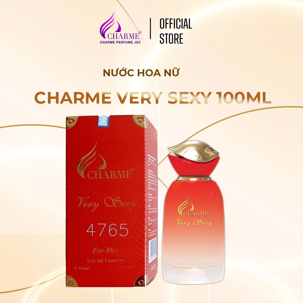 Nước hoa nữ cao cấp, Charme Very Sexy, mùi hương tươi mát, sảng khoái kèm theo chút ấm áp, 100ml