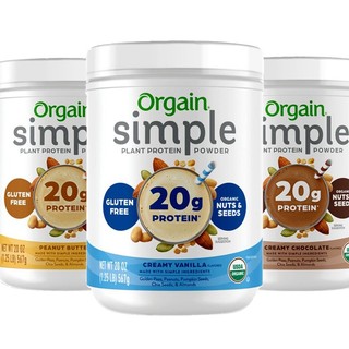 Bột protein thuần chay hữu cơ Orgain Simple 567g
