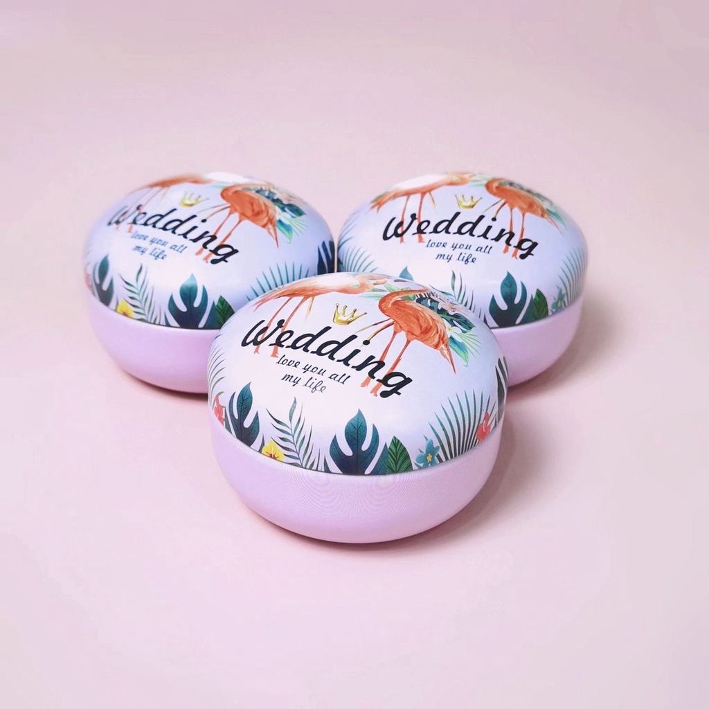 Wedding Candy Box Gift Box Wedding Empty Packaging Hand Gift Candy Box Wedding Return Tinplate Box N