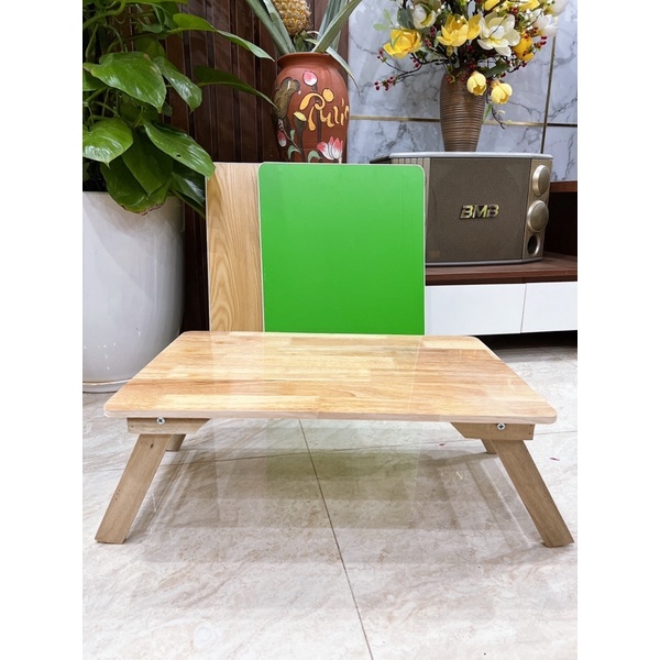 Bàn gỗ gấp gọn 40x60, bàn chân thang xếp chữ nhật gấp gọn ngồi bệt gỗ tự nhiên đa năng XẢ KHO | BigBuy360 - bigbuy360.vn
