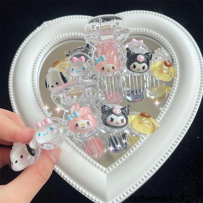 【coffeemate】⚡Kẹp Tóc Hình Hoạt Hình Sanrio  Phong Cách Nhật Bản Xinh Xắn Cho Nữ