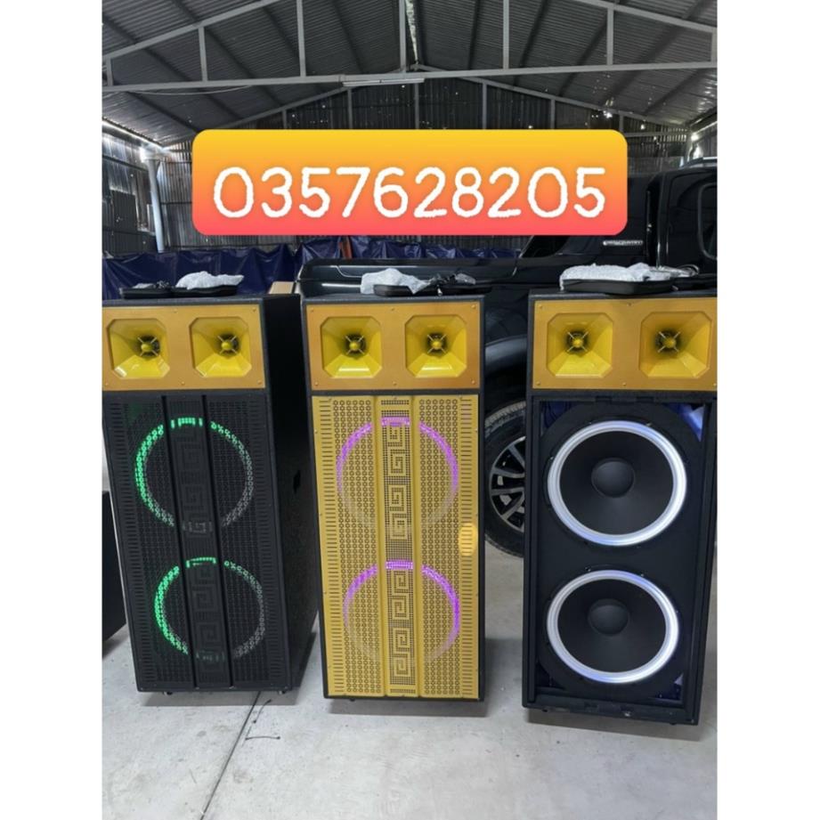 Loa kéo khủng bass 4 tấc đôi công suất cực mạnh, Loa kéo bình 4 tấc đôi có reverb