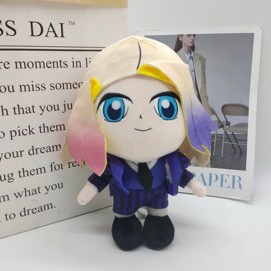 ✨Hàng Có Sẵn!✨2023 Búp Bê Nhồi Bông Wednesday Addams Gấu Bông Độc Đáo Trang Trí Tiệc Sinh Nhật
