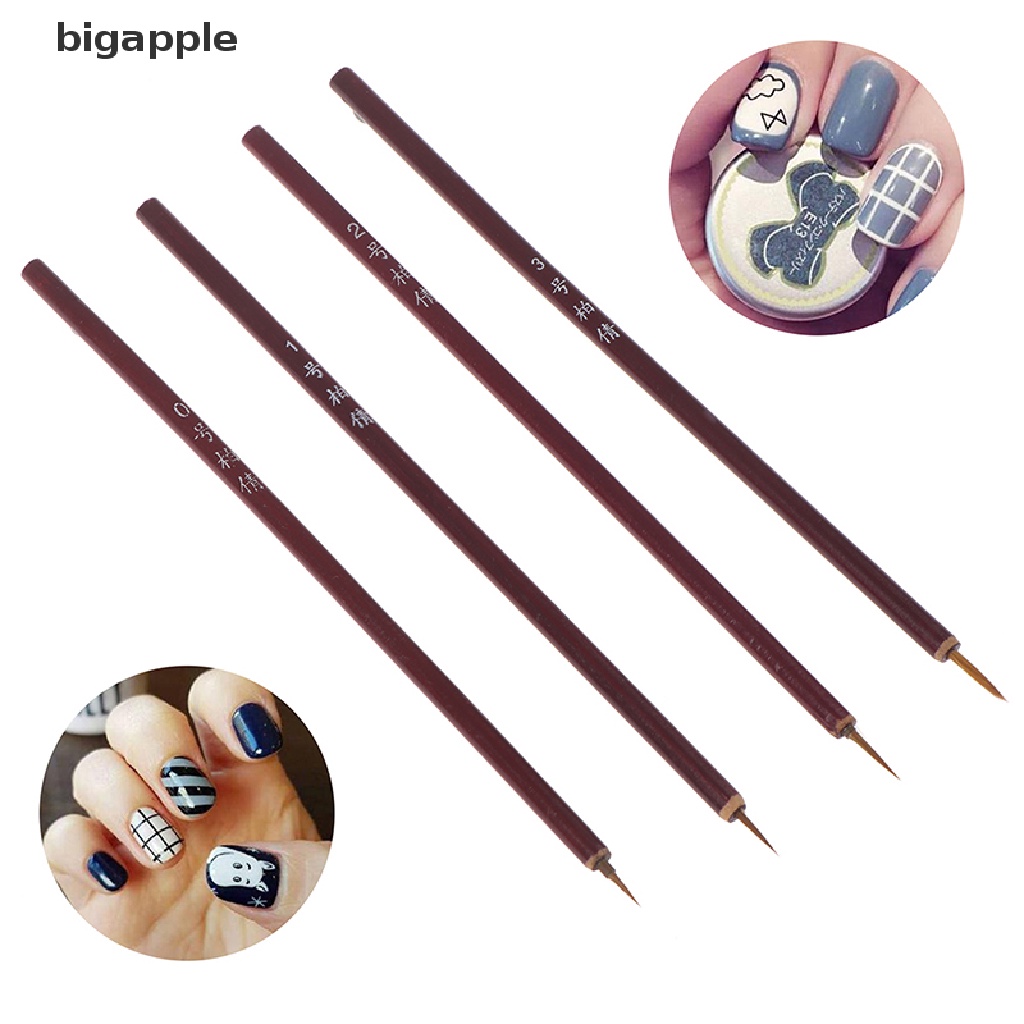 Cọ Trang Trí Móng Tay Cán Tre Tiện Dụng Chất Lượng Cao