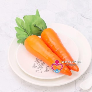 Mô hình củ cà rốt giả trang trí nhà cửa