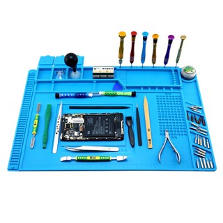  CAO SU CHỊU NHIỆT TẤM LÓT KỸ THUẬT SỬA ĐIỆN THOẠI LAPTOP | MÀU XANH S160 