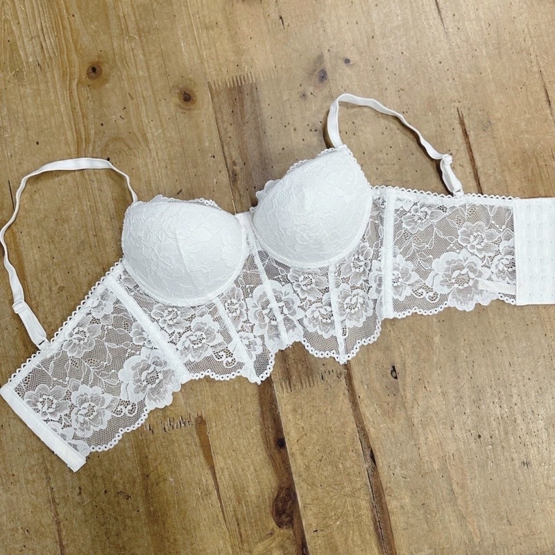 Áo corset ren mút dày có gọng nâng M69.