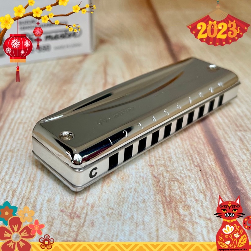 Kèn harmonica 10 lỗ Diatonic Suzuki ProMaster Mr-350