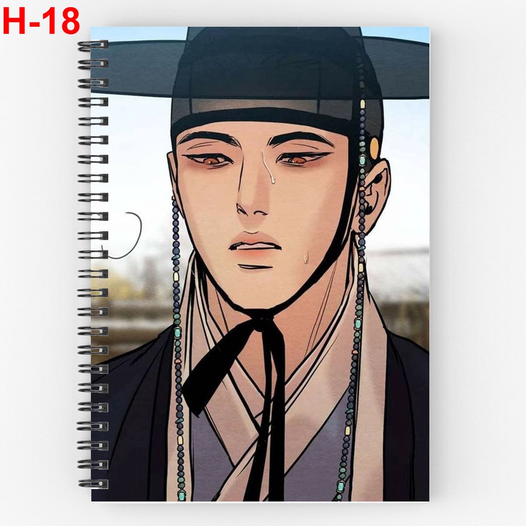 Sổ lò xo anime Dạ Ký -  Painter of the night