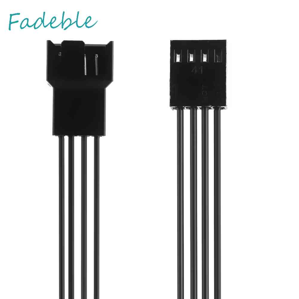 Cáp Nối Dài Bo Mạch Chủ 4Pin Cái Sang PWM Quạt 4Pin Đực 25cm