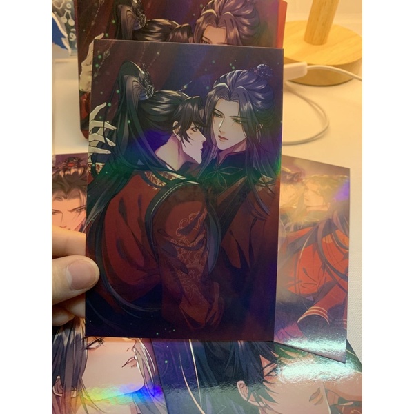 Ảnh card Husky Và Sư Tôn Mèo Trắng