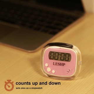 LESHP LCD 4 Digits Display Digital Magnetic Back Kitchen Timer Countdown Timer.