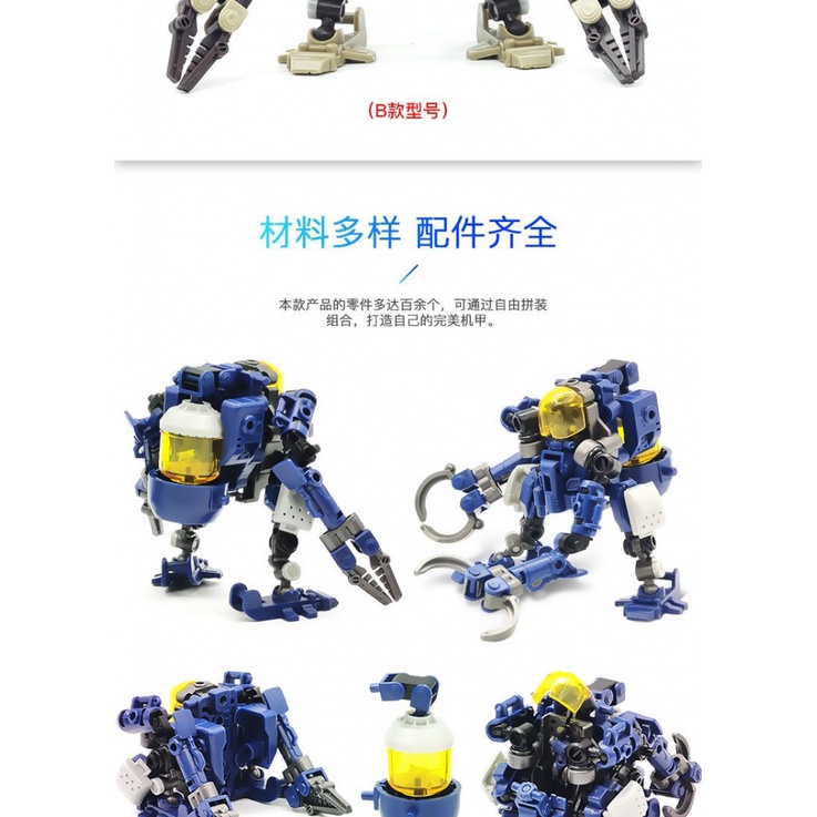 Mô Hình Đồ Chơi Nhân Vật Rihio Infinite Profound Series 1: 60 MM009 Gongyi Mecha Partner 29VK