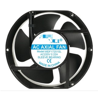 Quạt tròn hút thổi 1 tấc 6 kích thước 17251HSL dây đồng vỏ nhôm giải nhiệt điện áp 220VAC chất lượng tốt