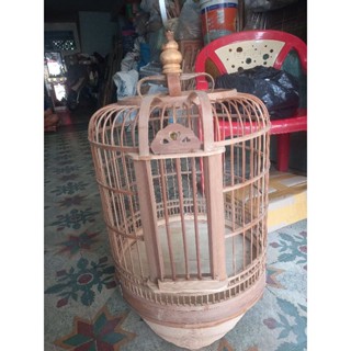 lồng tre lớn nuôi chim chích chòe, họa mi, khướu,....
