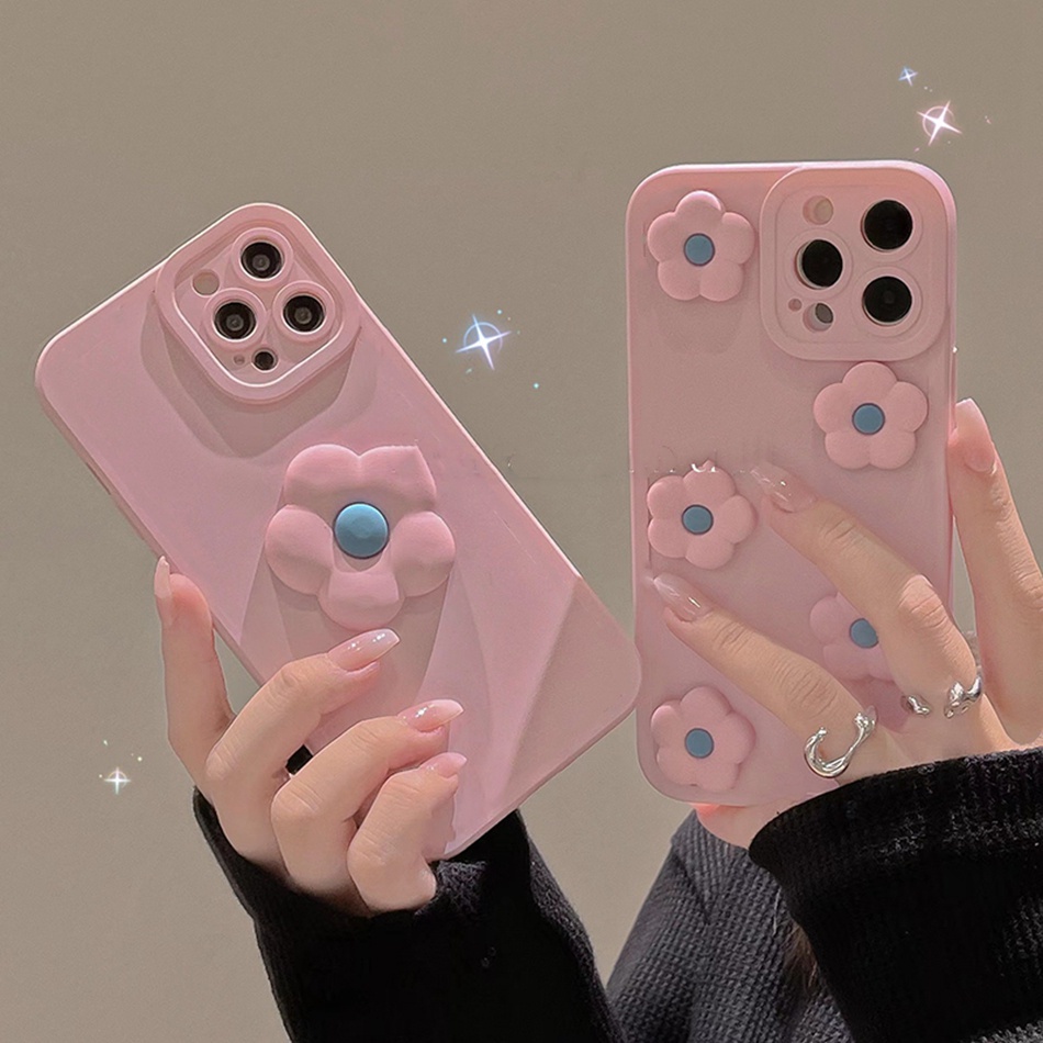 Ốp Điện Thoại Mềm Nhám Hình Hoa Cho iPhone 7 8 6 6S Plus 11 12 13 14 Pro MAX Plus Mini X XR XS MAX SE 2020 2022