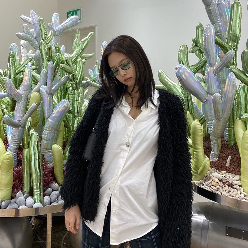 ÁO SƠ MI DÁNG DÀI JENNIE BLACKPINK