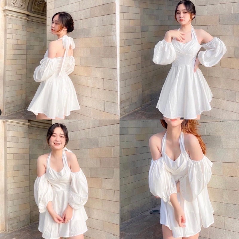 Pass váy dây chéo