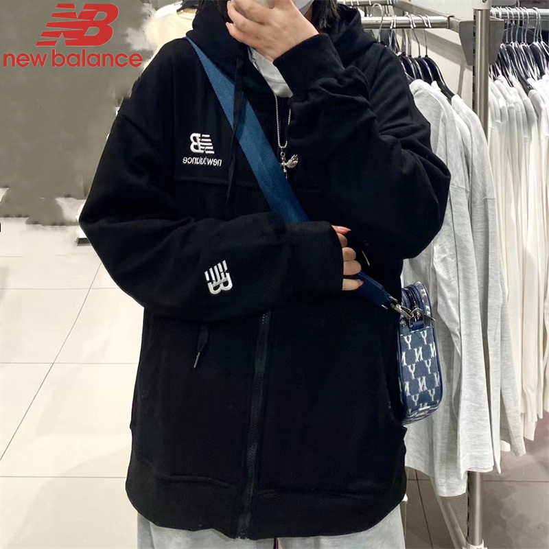 Mới Áo Khoác New Balance 100% Chính Hãng Màu Trơn Phối Khóa Kéo Đa Năng